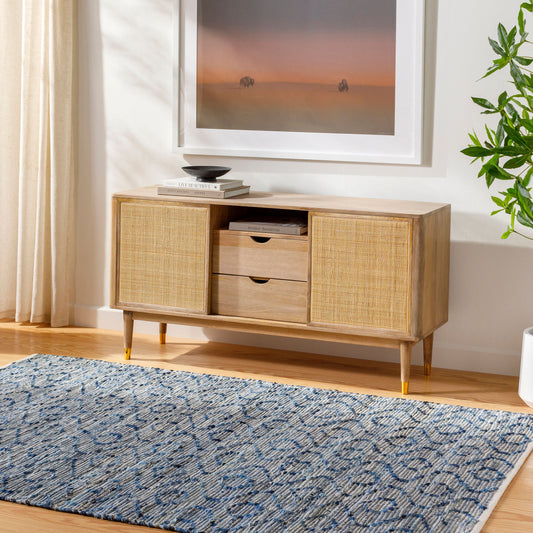 Jean JEA-2314 2' x 3' Handmade Recyled Accent Rug