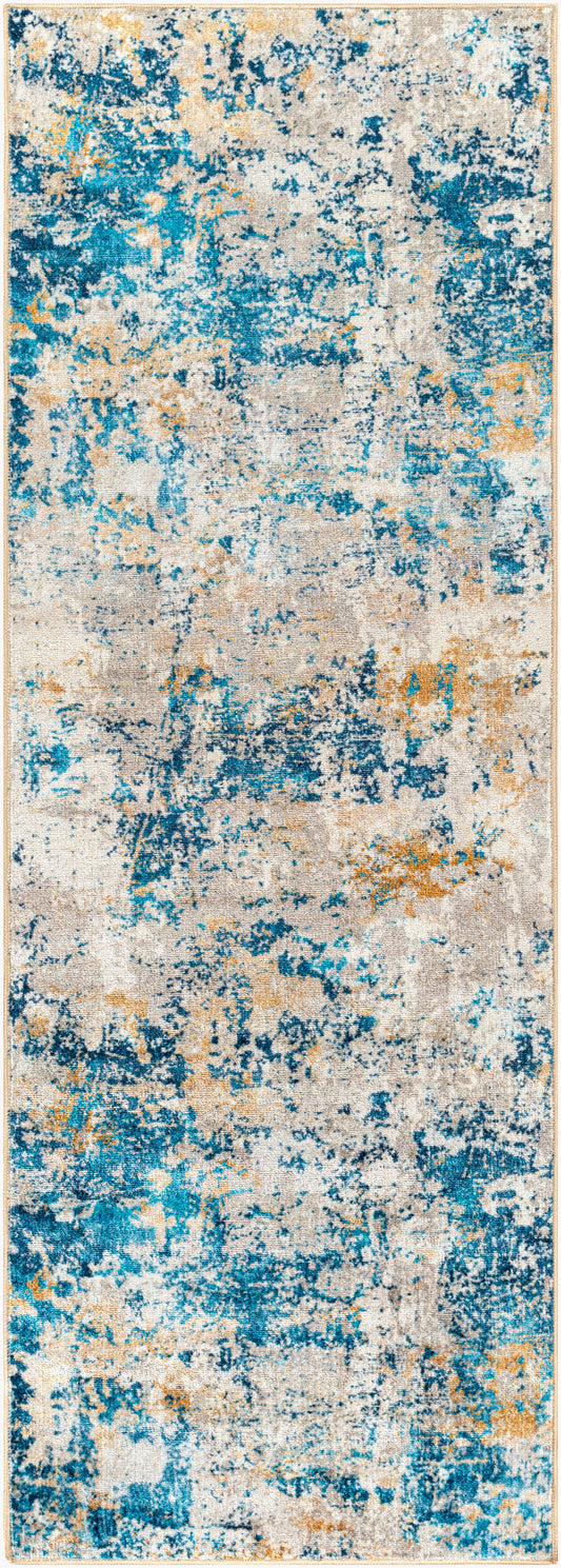 Jefferson JFS-2302 7ft Runner Machine Woven Washable Runner Rug