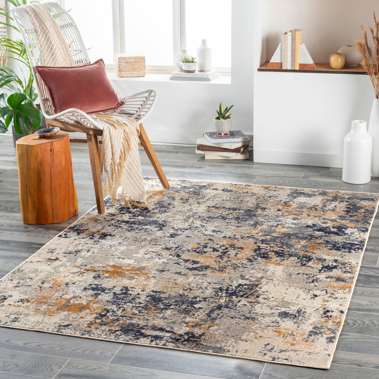 Jefferson JFS-2303 8' x 10' Machine Woven Washable Area Rug