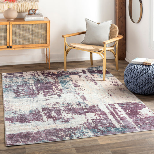 Jefferson JFS-2305 3' x 4' Machine Woven Washable Accent Rug