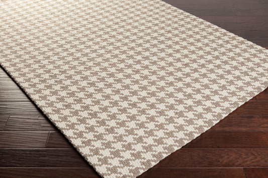 Alfombra de lana hecha a mano Jigsaw JIG-1001 de 8' x 11'