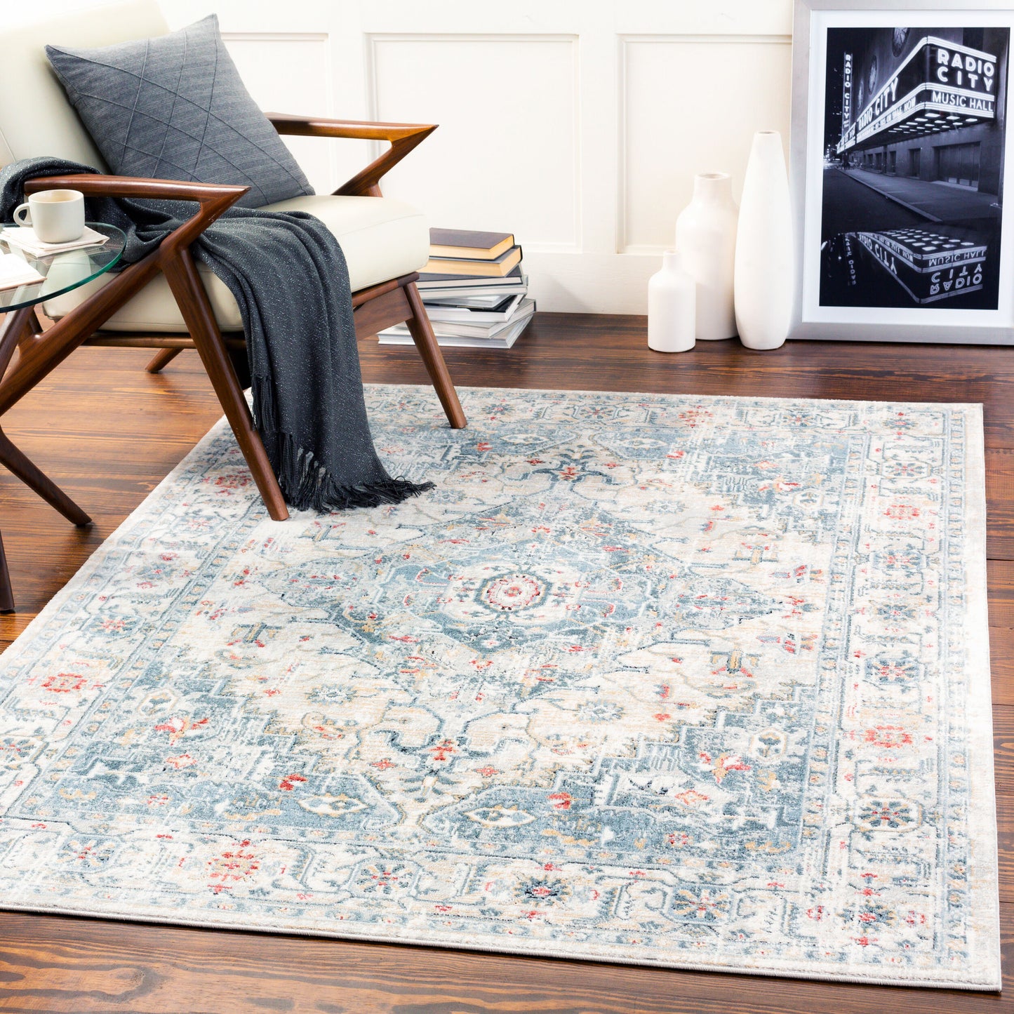 Jolie JLO-2307 6' x 9' Machine Woven Area Rug