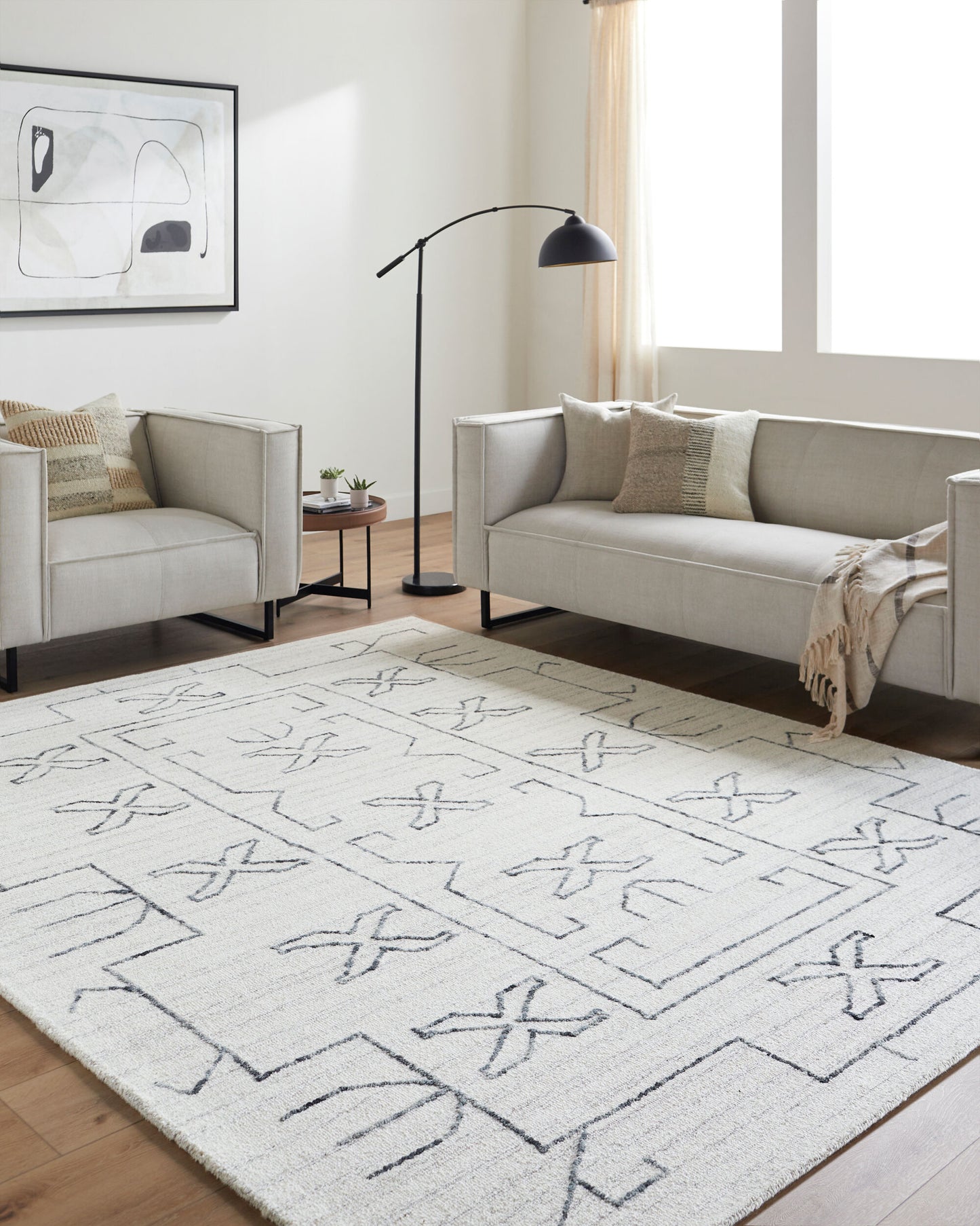 Jules JLS-2306 9' x 12' Handmade Wool Area Rug