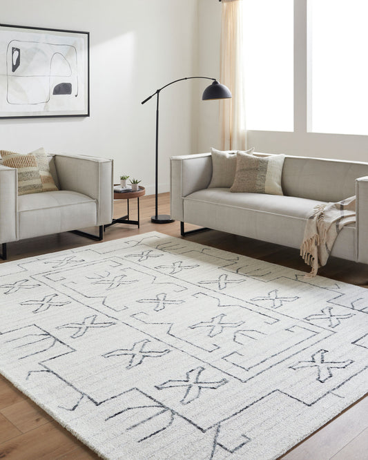 Jules JLS-2306 9' x 12' Handmade Wool Area Rug