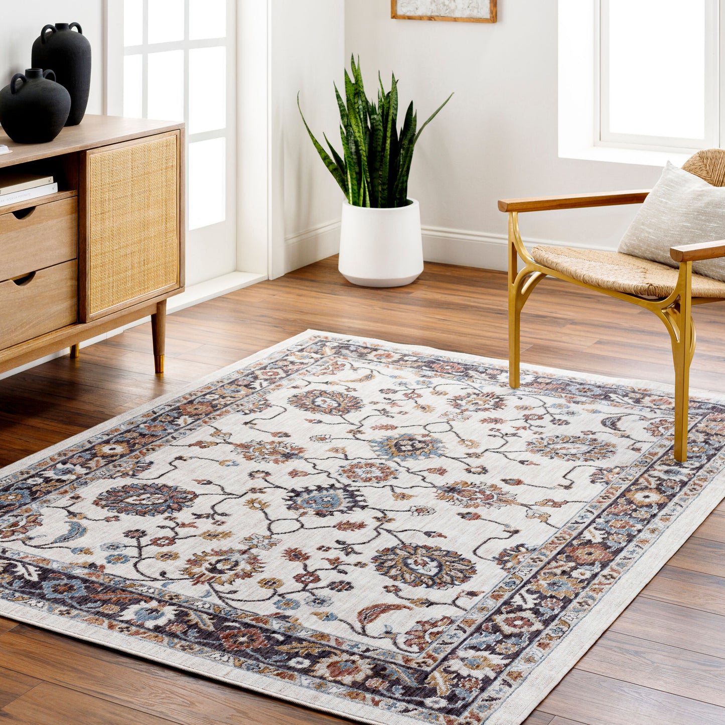 Juliet JLT-2304 6' x 9' Machine Woven Recyled Indoor/Outdoor Area Rug