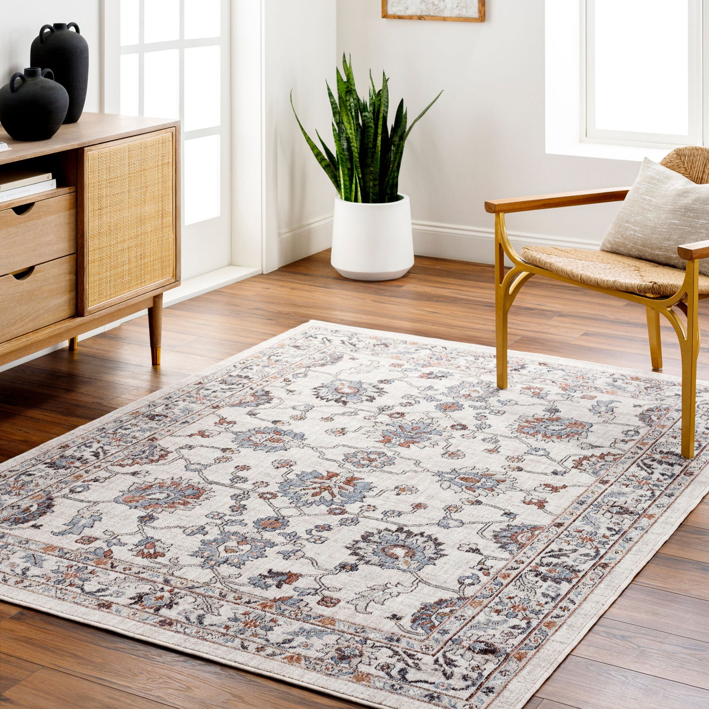 Juliet JLT-2306 6' x 9' Machine Woven Recyled Indoor/Outdoor Area Rug