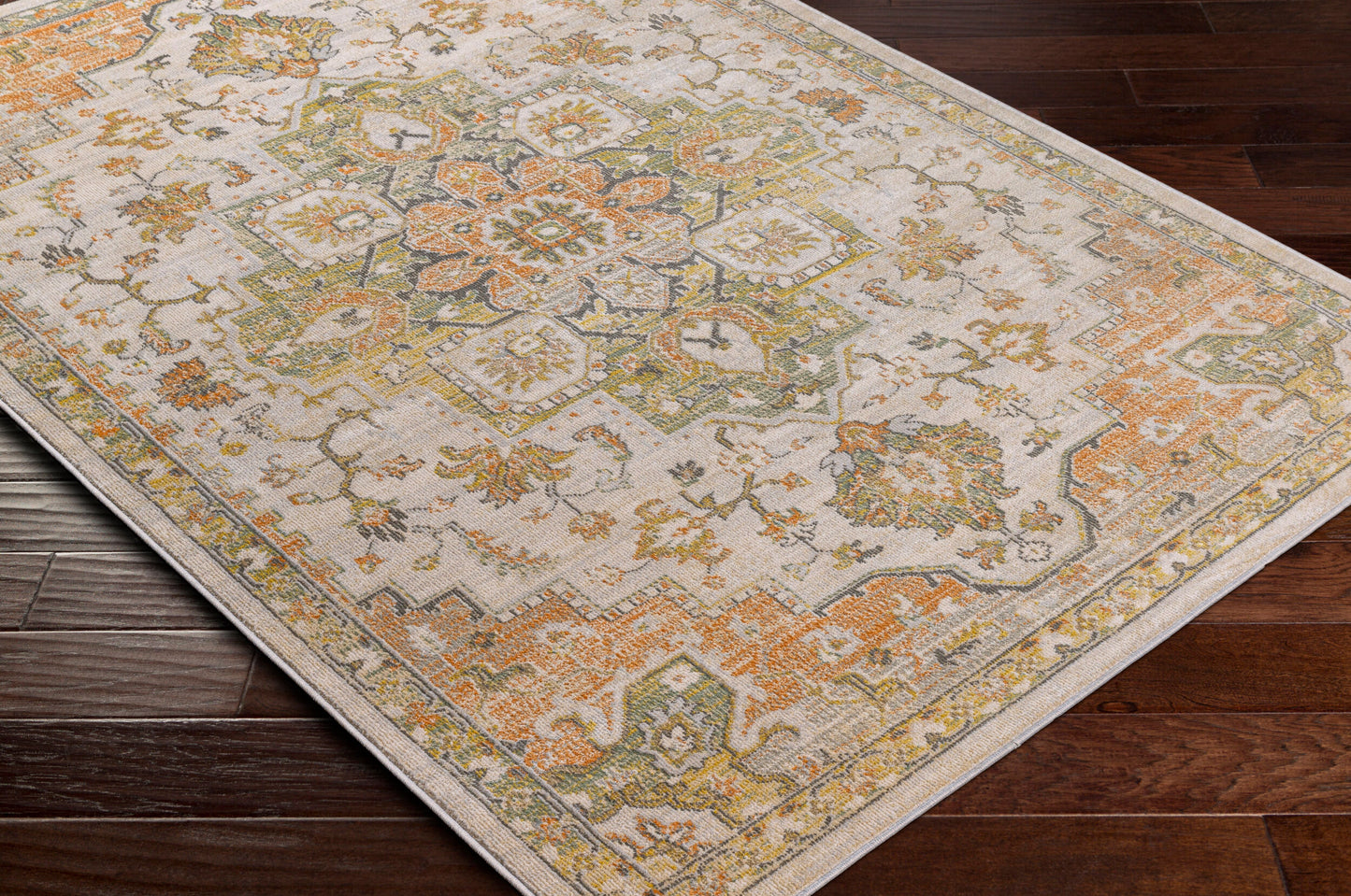 Alfombra decorativa tejida a máquina Jamila JML-2300 de 3' x 5'