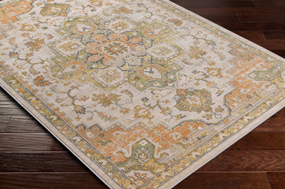 Alfombra decorativa tejida a máquina Jamila JML-2300 de 3' x 5'