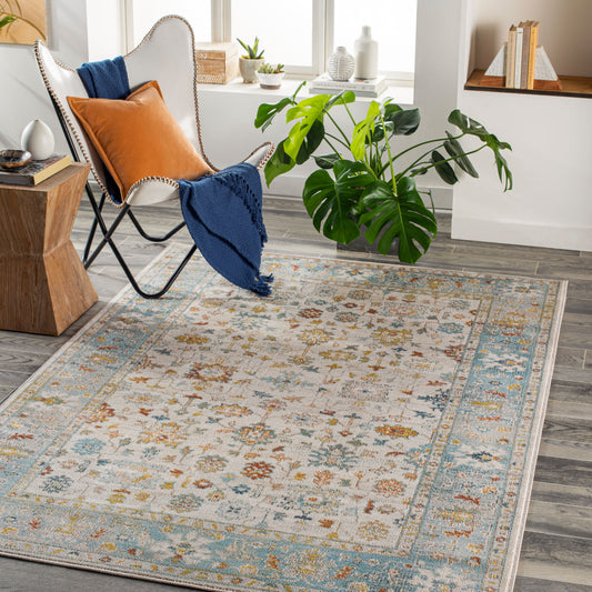 Alfombra tejida a máquina Jamila JML-2308 de 1,52 m x 2,13 m