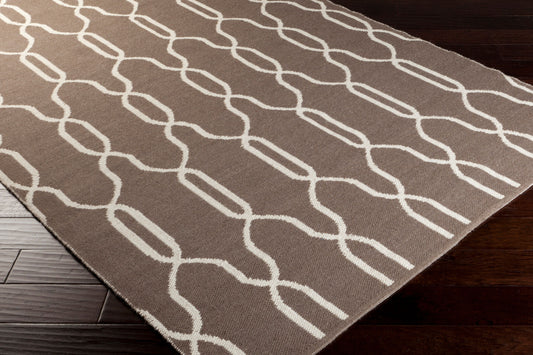 Alfombra decorativa de lana Juniper JNP-5034 de 90 x 150 cm, hecha a mano