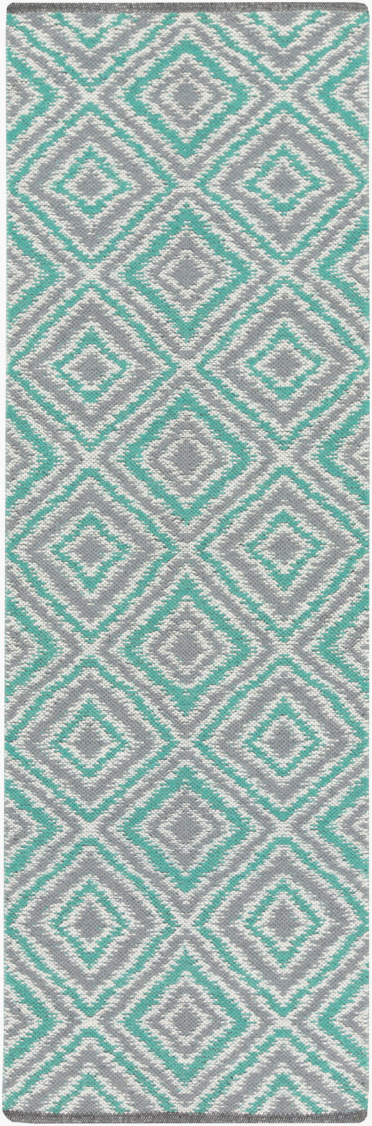 Alfombra Juniper JNP-5037 de lana de 2,4 m, hecha a mano