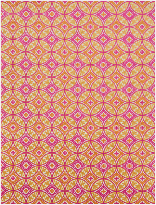 Jolene JOL-1013 2' x 3' Machine Woven Indoor/Outdoor Accent Rug