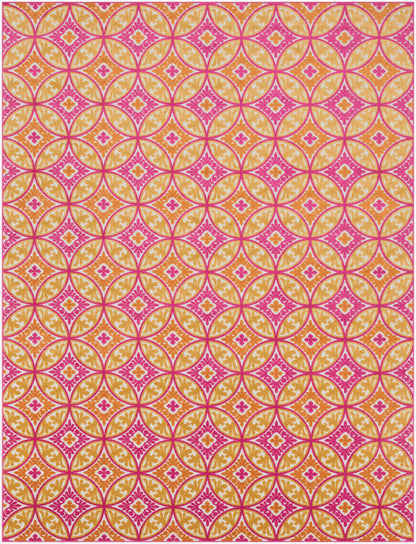 Jolene JOL-1013 2' x 3' Machine Woven Indoor/Outdoor Accent Rug