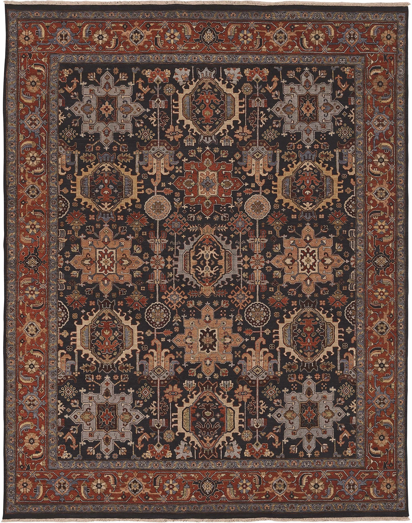 Bursa BUR-9119 Hand Knotted Rug
