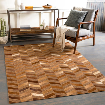 Alfombra decorativa hecha a mano Jardin JRD-2303 de 2' x 3'