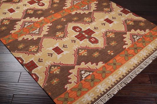 Alfombra de lana hecha a mano Jewel Tone II JTII-2035 de 8' x 11'