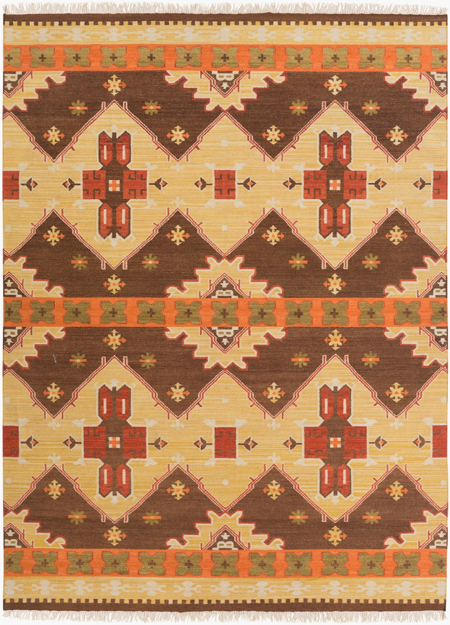 Alfombra de lana hecha a mano Jewel Tone II JTII-2035 de 8' x 11'