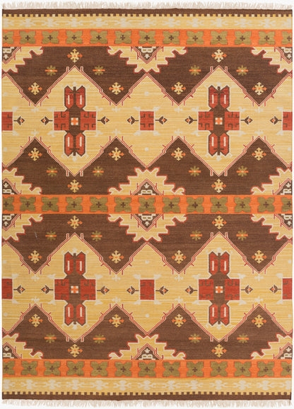Alfombra de lana hecha a mano Jewel Tone II JTII-2035 de 8' x 11'