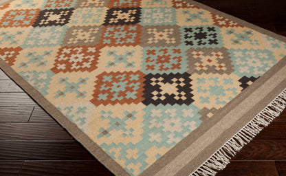 Jewel Tone II JTII-2049 8ft Runner Handmade Wool Runner Rug
