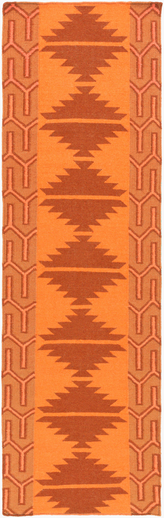 Jewel Tone II JTII-2070 8ft Runner Handmade Wool Runner Rug