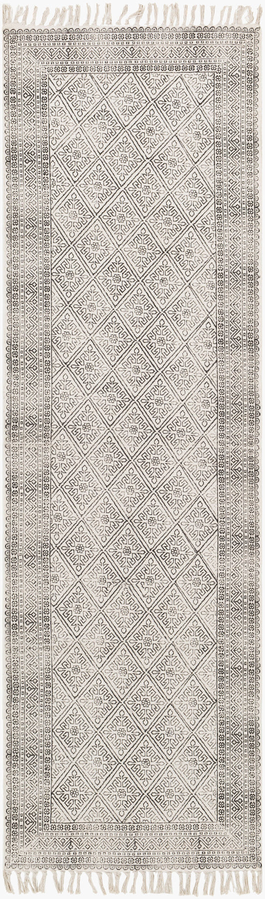 July JUY-2300 8ft Runner Handmade Runner Rug