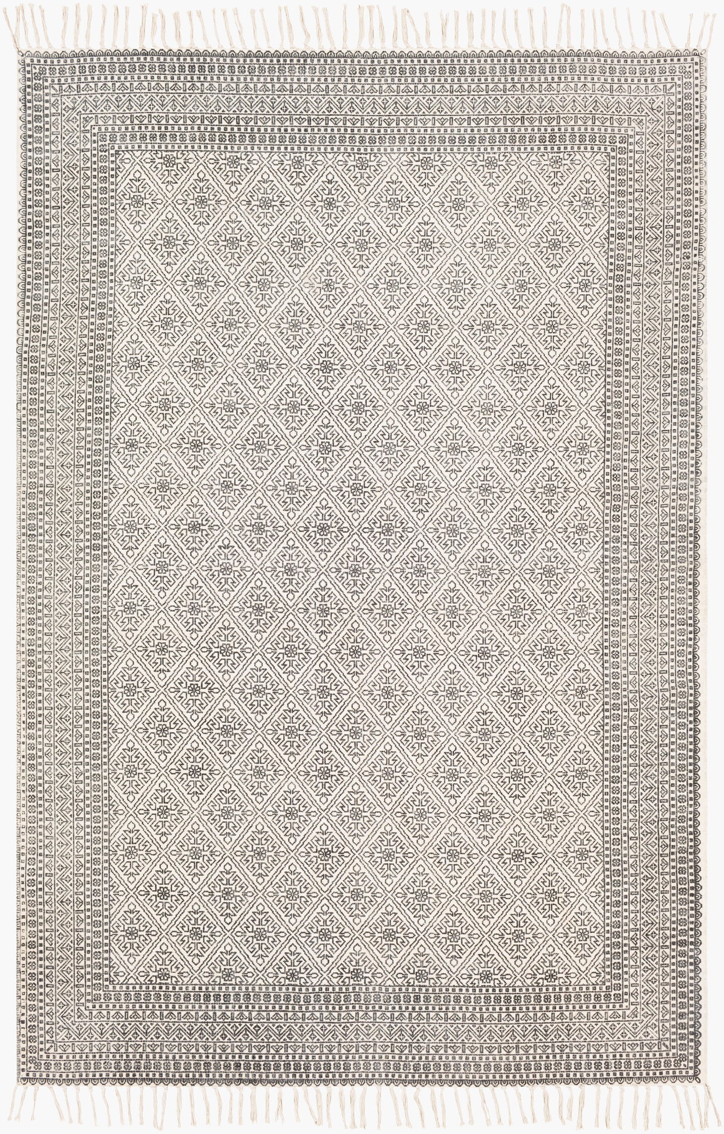 Julio JUY-2300 Alfombra de área hecha a mano de 5' x 7'