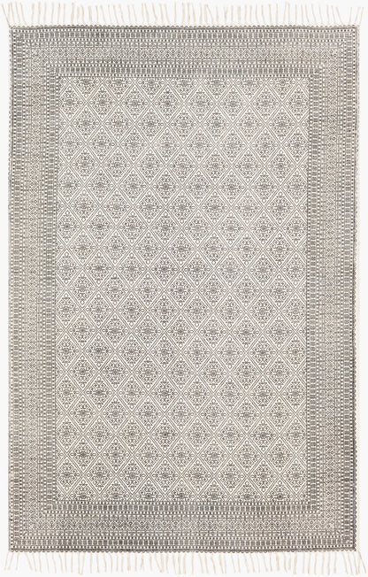 Julio JUY-2300 Alfombra de área hecha a mano de 5' x 7'