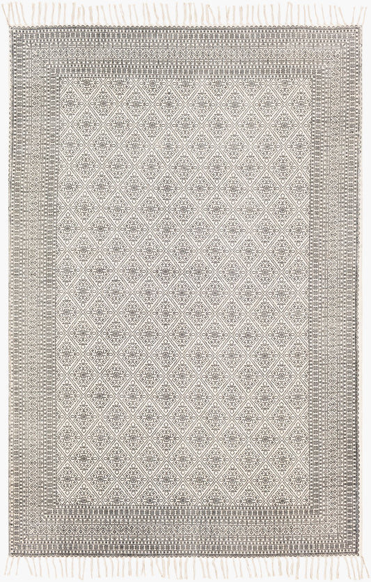 Julio JUY-2300 Alfombra de área hecha a mano de 5' x 7'