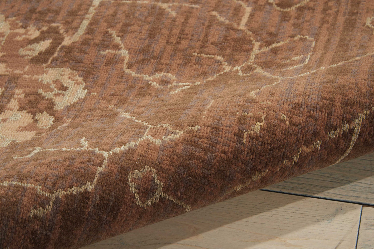 Silken Allure SLK08 Chocolate Loomed Rug