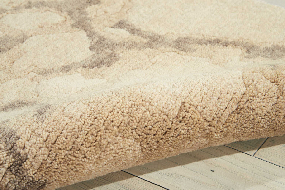 Tahoe Modern MTA01 Linen/Grey Knotted Rug
