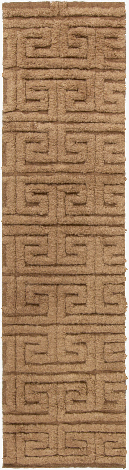 Alfombra de lana hecha a mano Kabru KAB-8001 de 2,4 m