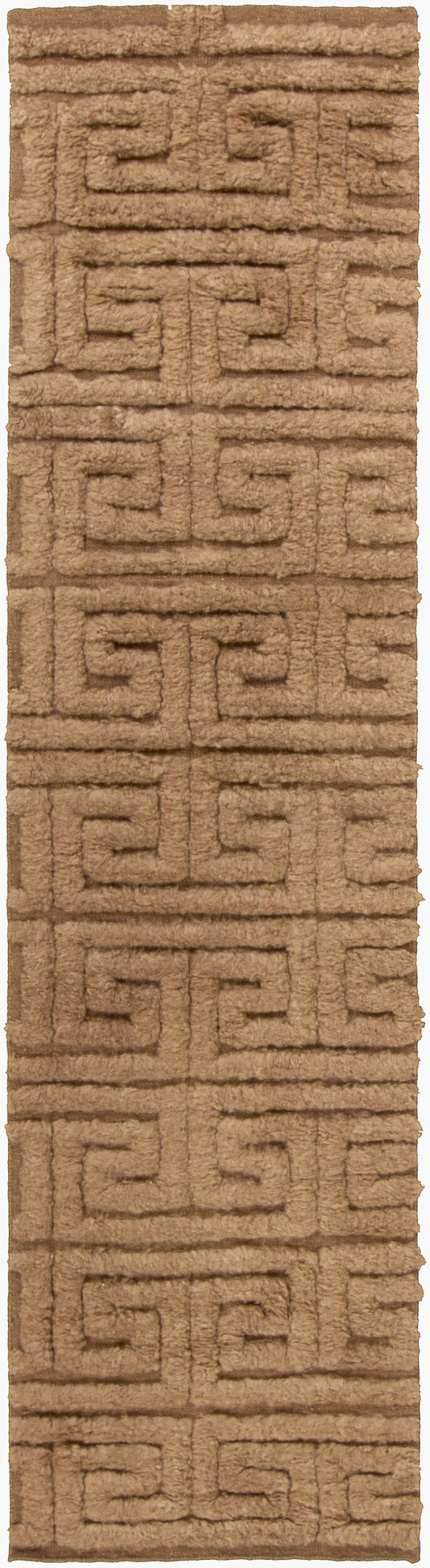 Alfombra de lana hecha a mano Kabru KAB-8001 de 2,4 m