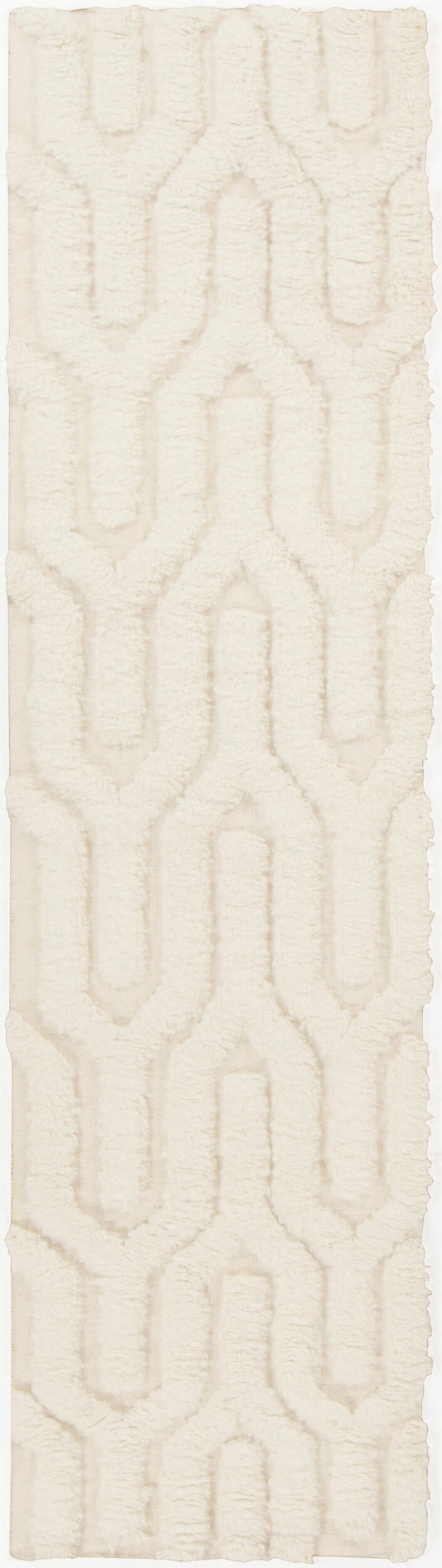 Kabru KAB-8006 8ft Runner Handmade Wool Runner Rug