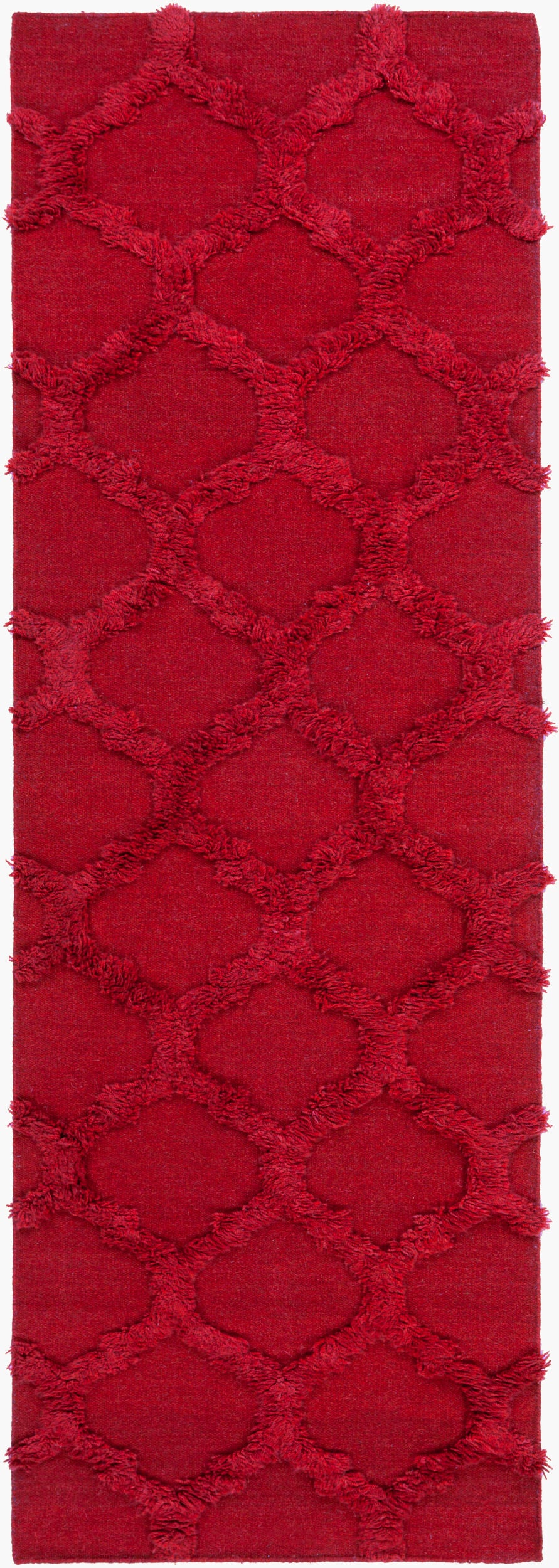 Alfombra de lana hecha a mano Kabru KAB-8008 de 2,4 m
