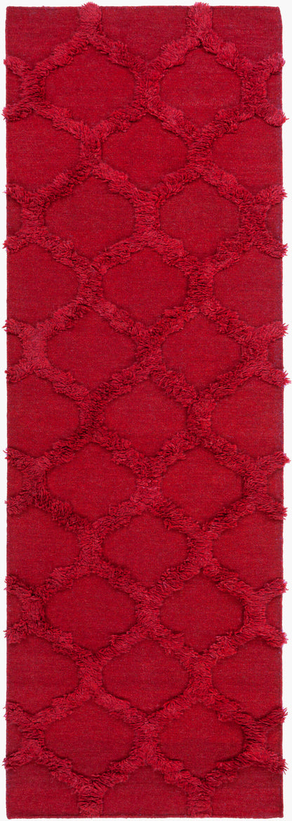 Alfombra de lana hecha a mano Kabru KAB-8008 de 2,4 m