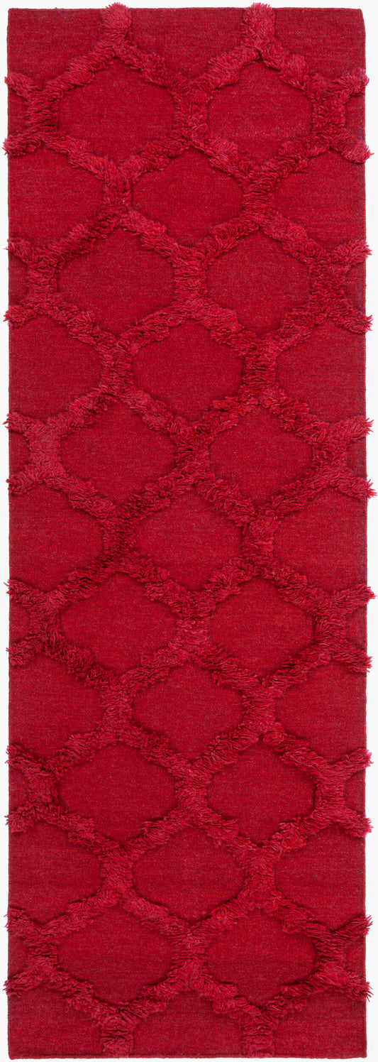 Alfombra de lana hecha a mano Kabru KAB-8008 de 2,4 m