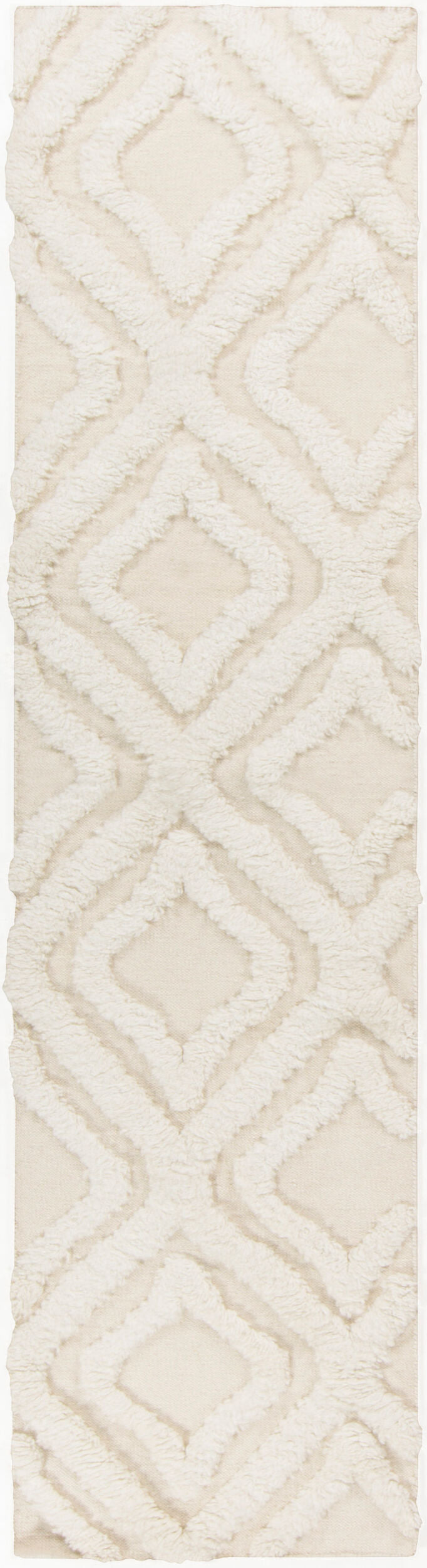 Alfombra de lana hecha a mano Kabru KAB-8015 de 2,4 m