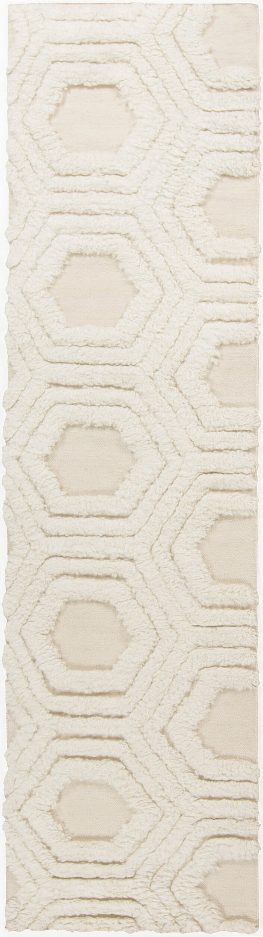 Kabru KAB-8017 8ft Runner Handmade Wool Runner Rug