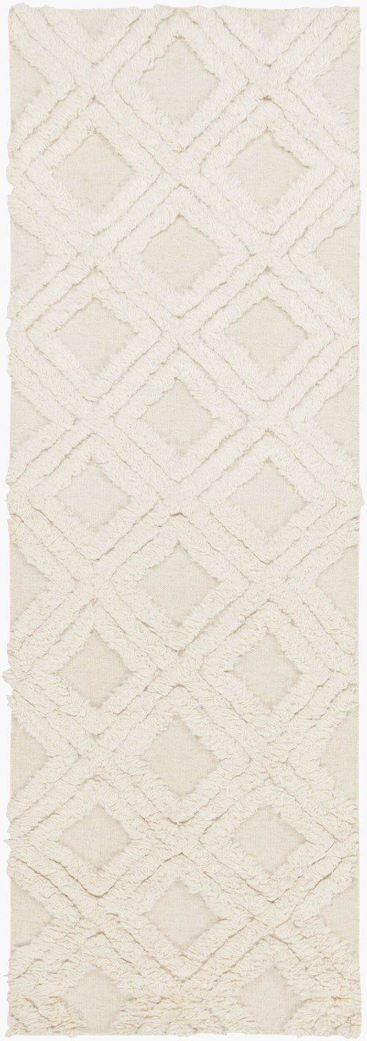 Kabru KAB-8018 8ft Runner Handmade Wool Runner Rug