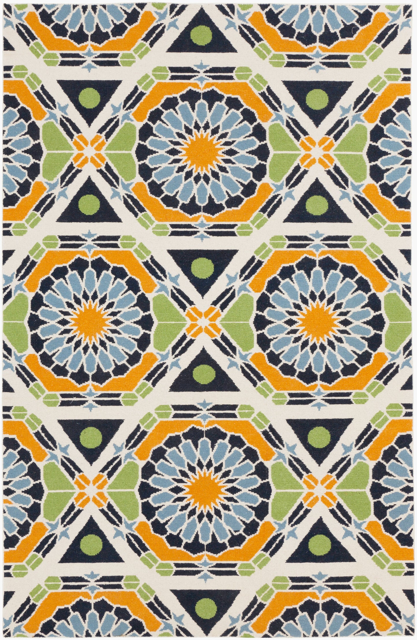 Kaleidoscope KAL-8002 2' x 3' Handmade Wool Accent Rug