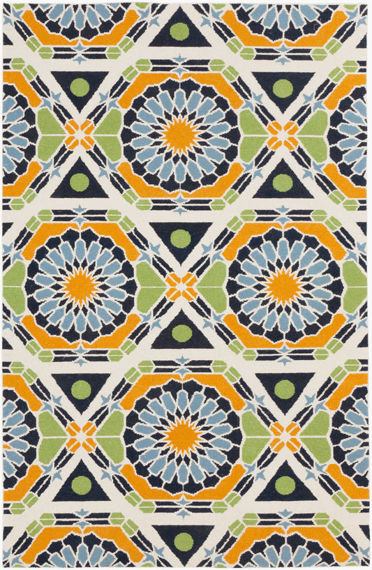 Kaleidoscope KAL-8002 2' x 3' Handmade Wool Accent Rug