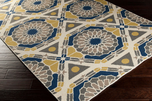 Kaleidoscope KAL-8003 2' x 3' Handmade Wool Accent Rug
