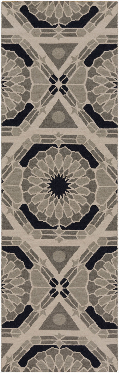 Kaleidoscope KAL-8004 8ft Runner Handmade Wool Runner Rug