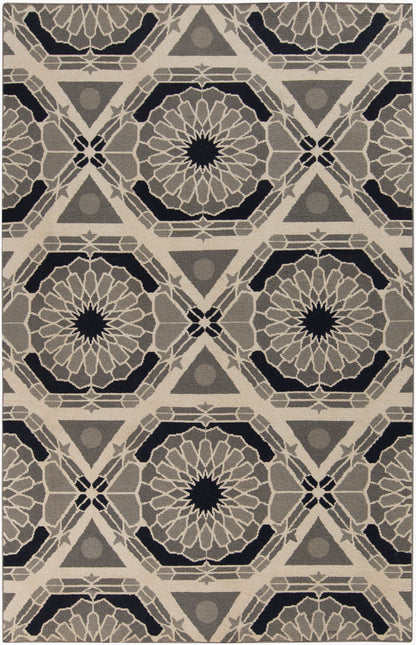 Kaleidoscope KAL-8004 2' x 3' Handmade Wool Accent Rug