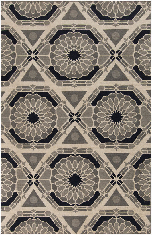Kaleidoscope KAL-8004 2' x 3' Handmade Wool Accent Rug