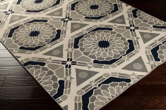 Kaleidoscope KAL-8004 2' x 3' Handmade Wool Accent Rug