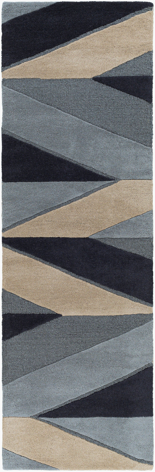 Kennedy KDY-3024 8ft Runner Handmade Wool Runner Rug