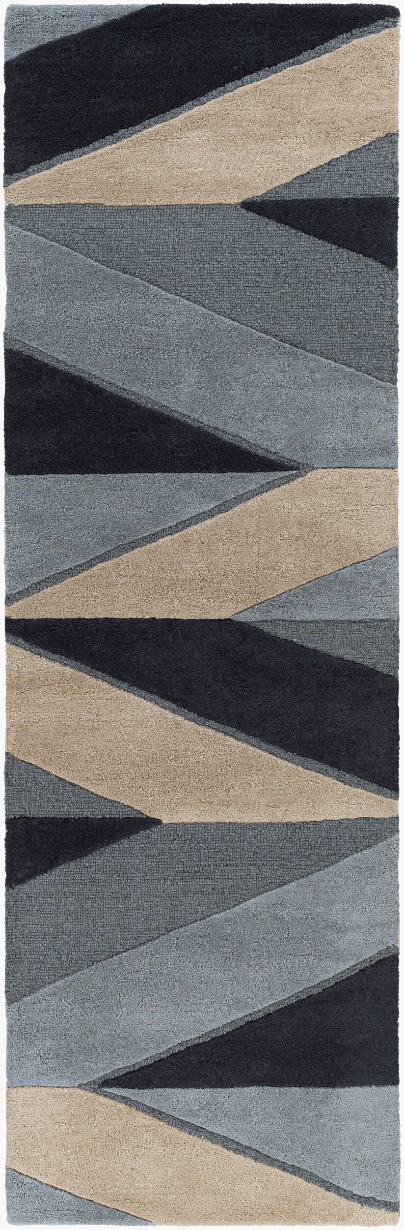 Alfombra de lana hecha a mano Kennedy KDY-3024 de 2,4 m