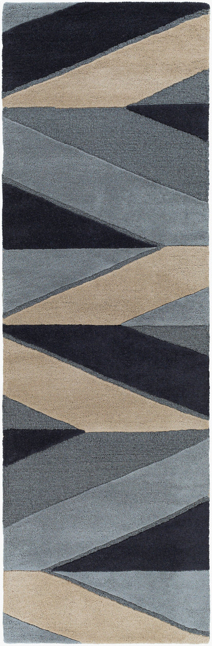 Alfombra de lana hecha a mano Kennedy KDY-3024 de 2,4 m