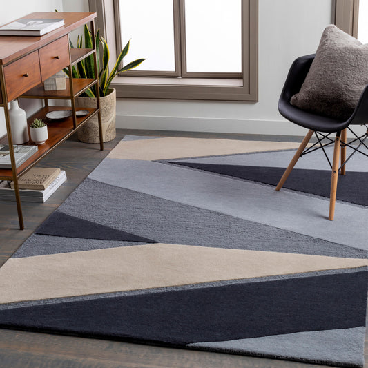 Alfombra de lana hecha a mano Kennedy KDY-3024 de 2,4 m